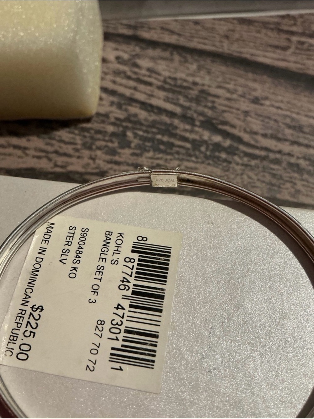 Sterling Silver Bangle Set - Picture 6 of 10